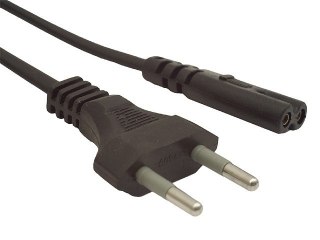 Kabel zasilajacy do note booka C7 2pin 1.8M Gembird