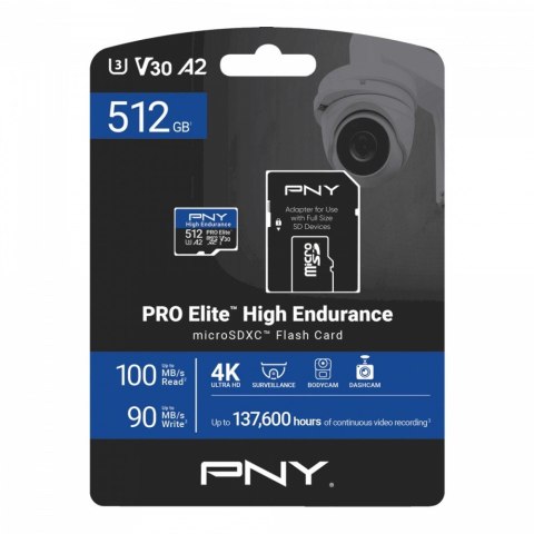 Karta pamięci microSD High Endurance 512G P-SDU512V32100PHE-GE PNY