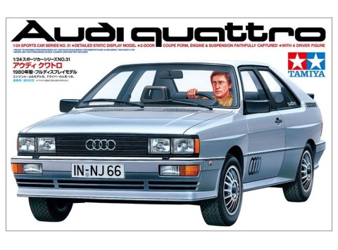 Model plastikowy Audi Quattro 1/24 Tamiya