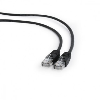 Patch cord kat.5e osłonka zalewana 5M czarny Gembird