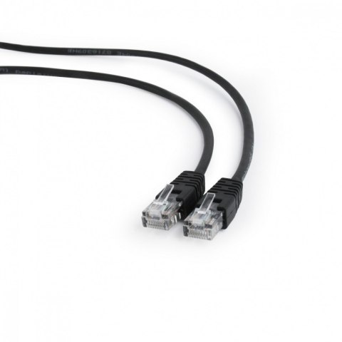 Patch cord kat.5e osłonka zalewana 5M czarny Gembird