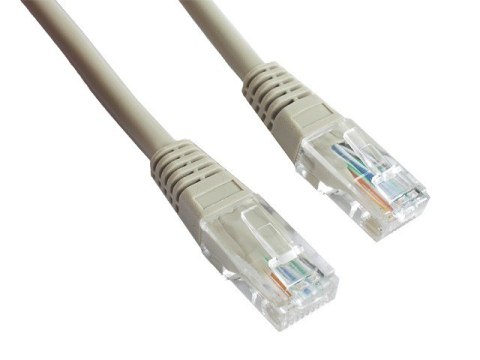 Patch cord kat.5e osłonka zalewana 7.5M szary Gembird