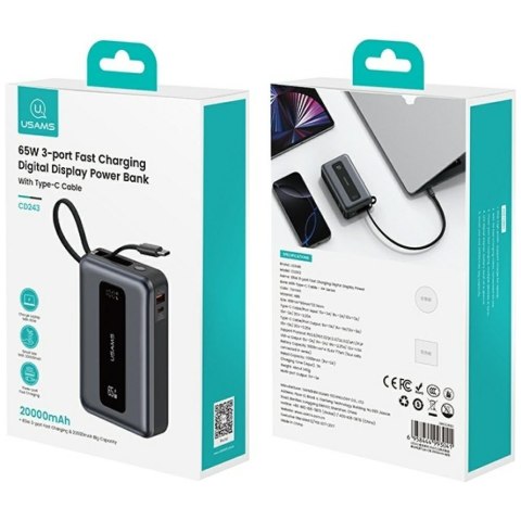 Powerbank 20000mAh 65W XH Series CD243 PD 3.0 / QC 3.0