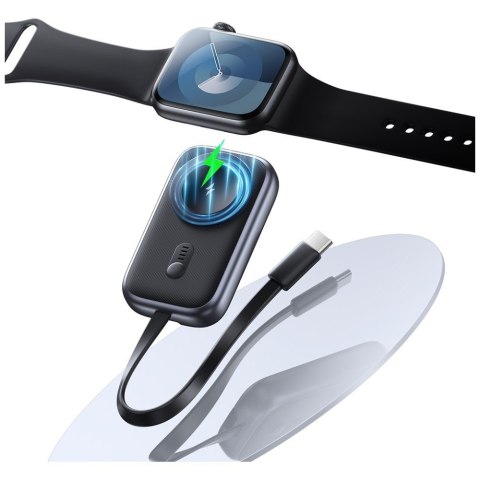 Powerbank Apple Watch 1200mAh ładowarka 2w1 - kabel USB-C CD245 USAMS