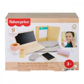 Praca zdalna Biuro Malucha drewniane Fisher Price