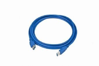Przedłużacz USB 3.0 typu AM-AF 3m niebieski Gembird