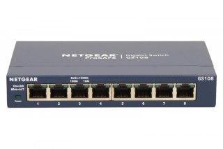 Switch Unmanaged Plus 8xGE - GS108GE Netgear