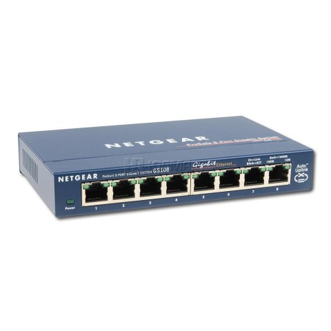 Switch Unmanaged Plus 8xGE - GS108GE Netgear Switch Unmanaged Plus 8xGE - GS108GE Netgear