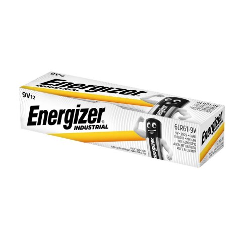 Bateria Industrial alkaliczna 9V 6LR61 12 szt. Bulk Energizer Bateria Industrial alkaliczna 9V 6LR61 12 szt. Bulk Energizer