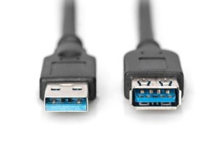 Kabel przedłużający USB 3.1 Gen.1 SuperSpeed 5Gbps Typ USB A/USB A M/Ż czarny 1,8m Digitus