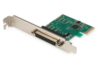 Karta rozszerzeń (Kontroler) LPT PCI Express, 1xDB25, Low Profile, Chipset: ASIX99100 Digitus