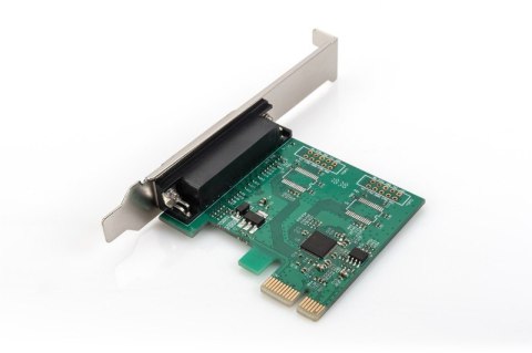 Karta rozszerzeń (Kontroler) LPT PCI Express, 1xDB25, Low Profile, Chipset: ASIX99100 Digitus