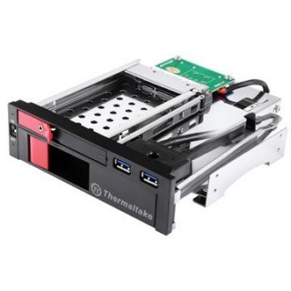 Kieszeń na HDD - Rack Panel 2xUSB 3.0 SATA3 3,5" + 2,5",czarna Thermaltake