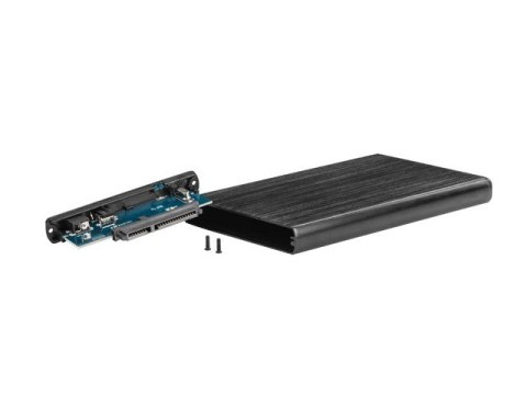 Kieszeń zewnętrzna HDD sata RHINO 2,5 USB 2.0 Aluminium Black Natec Kieszeń zewnętrzna HDD sata RHINO 2,5 USB 2.0 Aluminium Black Natec