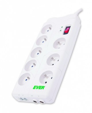 Listwa Home 2M 8 gniazd Filtrująca EVER