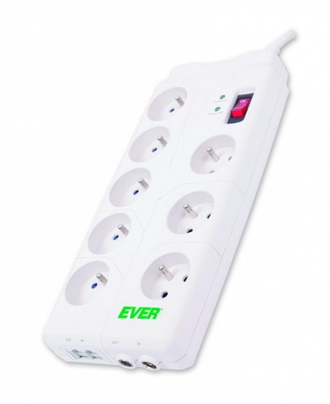 Listwa Home 2M 8 gniazd Filtrująca EVER