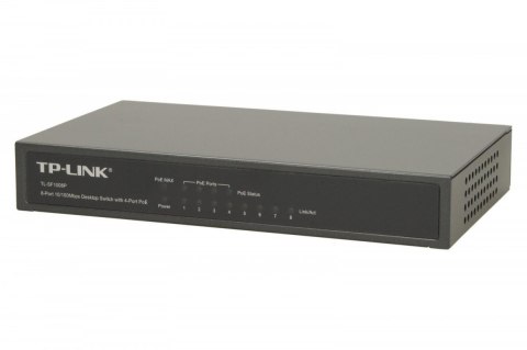 SF1008P switch 8x10/100 PoE Desktop TP-LINK