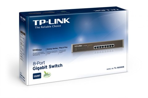 SG1008 switch 8x1GbE Desktop/Rack TP-LINK SG1008 switch 8x1GbE Desktop/Rack TP-LINK