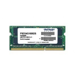 SODIMM DDR3 4GB Signature 1600MHz CL11 Patriot