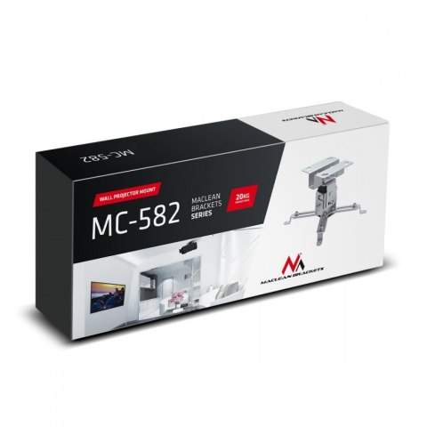 Uchwyt do projektora MC-582 sufitowy 12cm 20kg Maclean