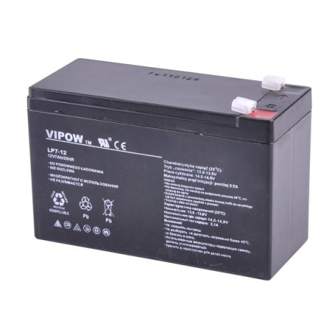 AKUMULATOR ZELOWY 12V 7.0Ah 2.15KG VIPOW AKUMULATOR ZELOWY 12V 7.0Ah 2.15KG VIPOW