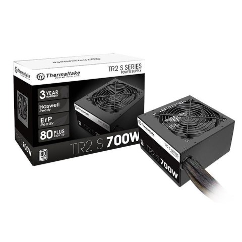 Chłodzenie TR2 S Black 700W (80+ 230V EU, 2xPEG, 120mm, Single Rail) Thermaltake