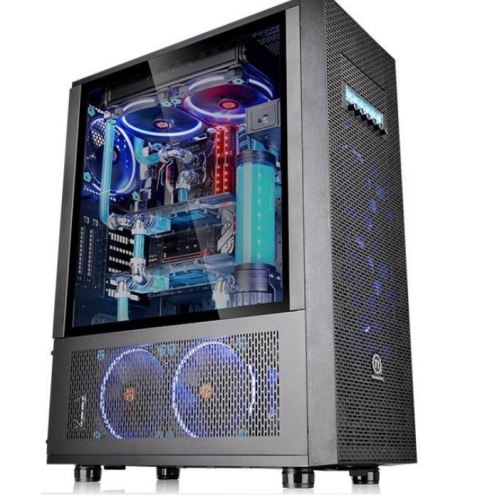Core X71 Full Tower USB3.0 Tempered Glass - Black Thermaltake