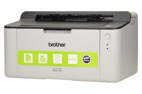 Drukarka HL-1110E A4 mono USB/20ppm/pod.150ark./1000kopii@start Brother