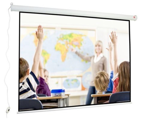 Ekran elektryczny Wall Electric 200 (4:3, 205x158cm, czarny top i ramki, Matt White) Avtek