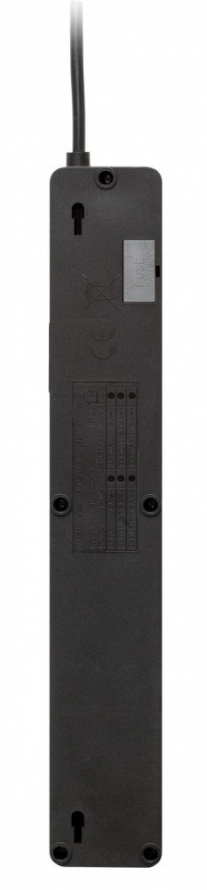 Listwa przeciwprzepięciowa ZX 510, 1L, 1,5m, czarna Lestar