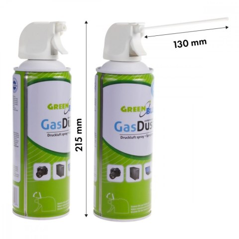 Sprężone powietrze GB400 400ml pistoletowy atomizer GreenBlue Sprężone powietrze GB400 400ml pistoletowy atomizer GreenBlue