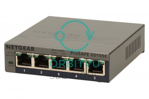 Switch Unmanaged Plus 5xGE - GS105E Netgear Switch Unmanaged Plus 5xGE - GS105E Netgear