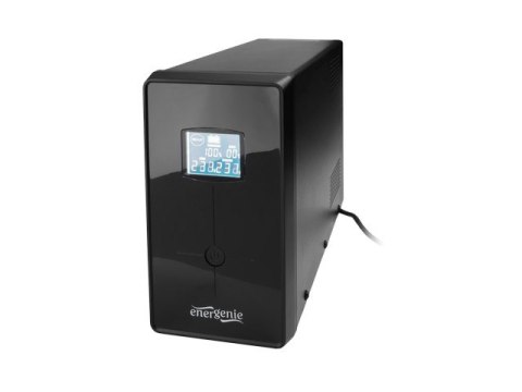 UPS LINE-INTERACTIVE 1200VA 3X IEC, 2X SCHUKO 230V, USB, RJ11 IN/OUT, LCD Gembird