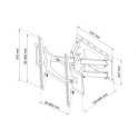 Uchwyt LCD AR-65 32-80'' 60kg LCD/LED regulacja pion/poziom ART