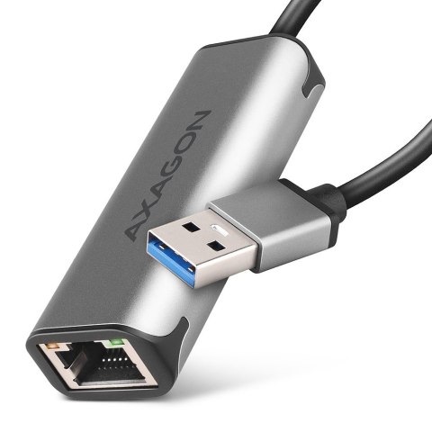 ADE-25R Karta sieciowa 2.5 Gigabit Ethernet, Realtek 8156, USB-A 3.2 Gen 1, automatyczna instalacja, szara AXAGON