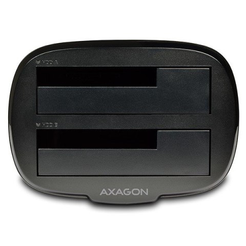 ADSA-ST Stacja dokująca, USB 3.2 Gen 1 - 2x SATA 6G 2.5"/3.5" SSD/HDD CLONE DUAL AXAGON
