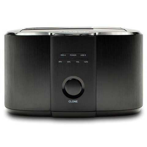 ADSA-ST Stacja dokująca, USB 3.2 Gen 1 - 2x SATA 6G 2.5"/3.5" SSD/HDD CLONE DUAL AXAGON