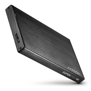 EE25-XA6 Obudowa zewnętrzna aluminiowa, USB 3.2 GEN 1 SATA 6G 2,5" AXAGON
