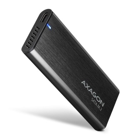 EEM2-SBC Obudowa zewnętrzna aluminiowa bezśrubowa USB-C 3.2 GEN 2 M.2 SATA SSD AXAGON