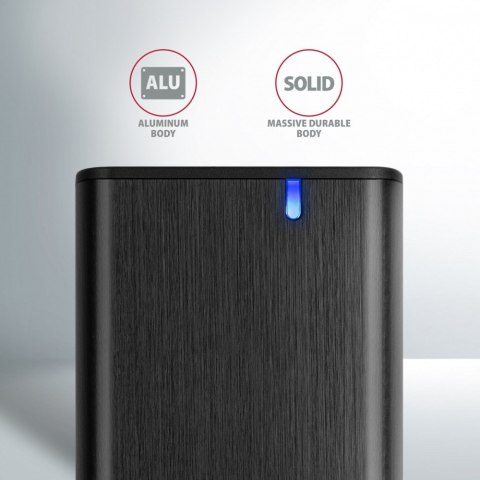 EEM2-SBC Obudowa zewnętrzna aluminiowa bezśrubowa USB-C 3.2 GEN 2 M.2 SATA SSD AXAGON
