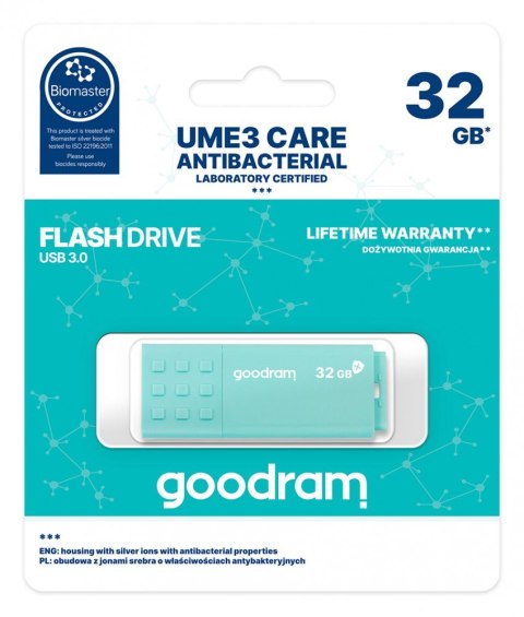 Pendrive UME3 Care 32GB USB 3.0 GOODRAM Pendrive UME3 Care 32GB USB 3.0 GOODRAM