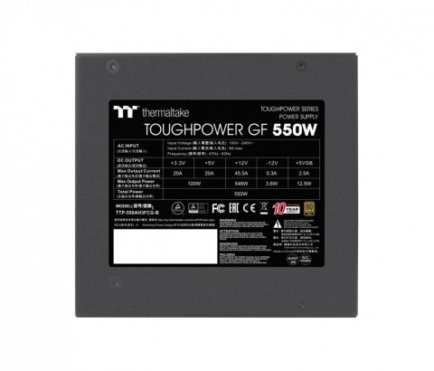 Zasilacz - ToughPower GF 550W Modular 80+Gold Thermaltake
