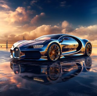 Diamentowa mozaika - Auto Bugatti Norimpex
