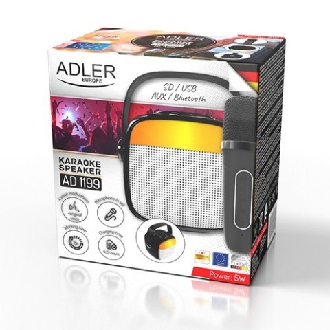 Głośnik karaoke AD1199B Adler