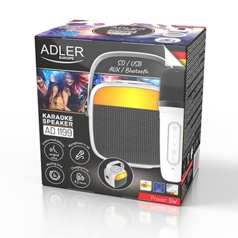 Głośnik karaoke AD1199W Adler