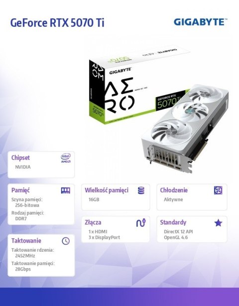 Karta graficzna GeForce RTX 5070 Ti Gigabyte