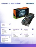 Karta graficzna GeForce RTX 5080 GAMING OC 16G 256BIT GDDR7 3DP/HDMI Gigabyte