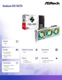 Karta graficzna Radeon RX 9070 Steel Legend 16 GB ASRock