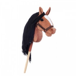 Koń na kiju Hobby Horse HOPPIHORSE A3 Bay - ciemny brąz, maść gniada Tootiny