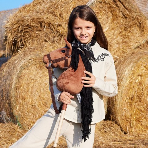 Koń na kiju Hobby Horse HOPPIHORSE A3 Bay - ciemny brąz, maść gniada Tootiny Koń na kiju Hobby Horse HOPPIHORSE A3 Bay - ciemny brąz, maść gniada Tootiny